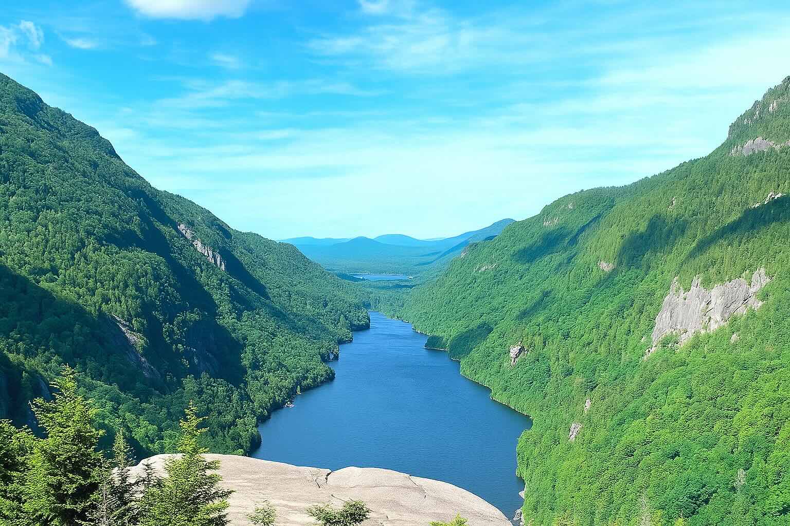 Adirondack region landscape